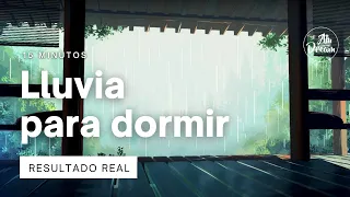 Sonido de LLUVIA en techo EN EL BOSQUE🌧️🌳🌳Lluvia RELAJANTE para dormir