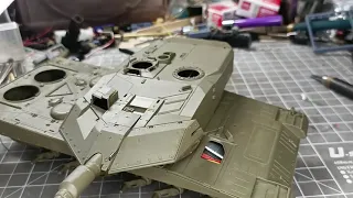 How to convert Tamiya Leopard II to a RC tank full progression with 3D printing parts