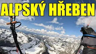 Paragliding Stoderzinken, Rakousko - 105 km FAI trojúhelník přes hlavní Alpský hřeben (25.5.2023)