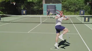 Denis Shapovalov: The Jumping One-Handed Backhand | TopCourt