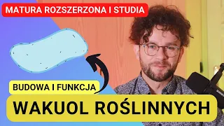 Wakuole roślinne budowa i funkcja [Matura z biologii 2024 + studia]