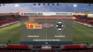 FIFA 21 | Union Berlin vs Borussia M'gladbach - Bundesliga | Full Gameplay