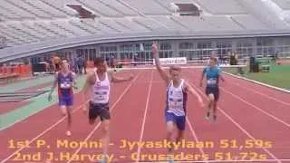 Mens 400m hurdles 2 heats European Champions Clubs Cup 24-05-2014 Olympic Stadium, Amsterdam