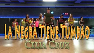 Zumba fitness//Negra Tiene Tumbao//Celia Cruz// Salsa