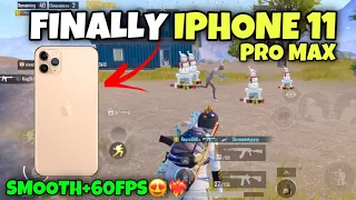 OMG😍First Gameplay On iPhone 11 Pro Max🔥SMOOTH + 60 fps PUBG Mobile test 2022