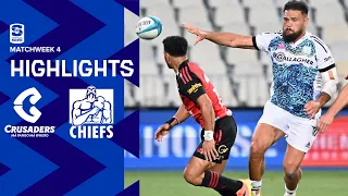 DHL Super Rugby Pacific R4 Highlights: Crusaders v Chiefs (2022)