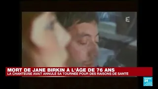 Mort de Jane Birkin : "une artiste complète" • FRANCE 24