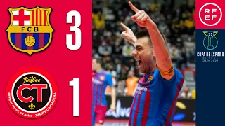 RESUMEN I Barça 3-1 Jimbee Cartagena FS I Cuartos de final I Copa de España de Fútbol Sala 2022