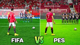 Криштиану Роналду Штрафные удары • FIFA против PES (2005-2023)