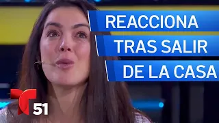 Entre risas y lágrimas, Daniella Navarro reacciona tras salir de La Casa de los Famosos