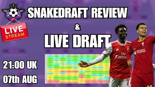 FPL DRAFT LIVESTREAM - SnakeDraft League Review, Rating Teams and Live Draft