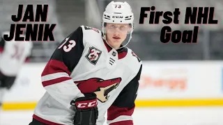 Jan Jenik #73 (Arizona Coyotes) first NHL goal May 7, 2021