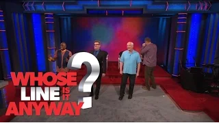 Ryan Stiles cracks up during Irish Drinking Song - Whose Line Is It Anyway? US