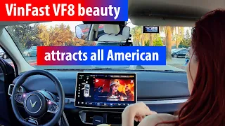 Sắc đẹp em VinFast VF8 vẫn thu hút VK và người Mỹ sau hơn một năm như lúc ban đầu