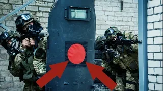 Зачем на щиты Спецназа наносят Красный круг