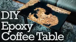 DIY Epoxy River Table | How To Make a Live Edge Coffee Table