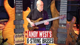 Andy West's 6-String G. Gould Basses for Dixie Dregs