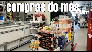 COMPRAS DO MÊS NO MERCADO ATACADO EM PORTUGAL🛒 valor total! Quanto gastamos?