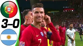 Portugal vs Argentina 3-0 - All Goals and Highlights RÉSUMÉN Y GOLES ( Last Matches ) HD
