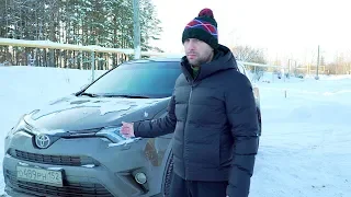 Пробую на  Rav 4 по снегу