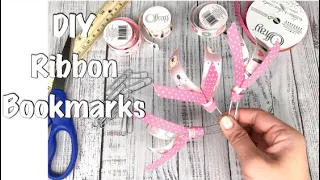 Cheap, Quick, and Easy DIY Ribbon Bookmarks