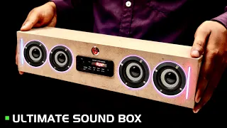 DIY MDF Bluetooth Speaker 4.0 With RGB Lighting Effects