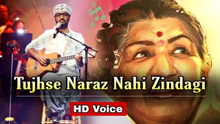 Tujhse Naraz Nahi Zindagi ❤️ (Best Version) Arijit Singh Live | Tribute To Lata Mangeshkar | HD