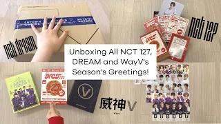 Happy New Year! Unboxing All of the NCT's Season's Greeting(NCT 127, Dream, WayV)