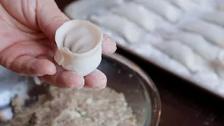 Making Homemade Mandu 만두