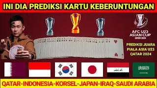 INDONESIA JUARA ❓❓❓ PREDIKSI PIALA ASIA U23 QATAR 2024 - Prediksi Kartu Keberuntungan