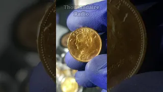 Swiss gold 20 Francs Helvetia coin