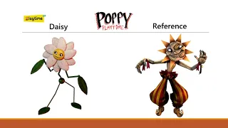 I MADE Poppy Playtime's ALL REFERENCES | What inspires their characters? What they look alike?