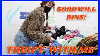 THRIFT with Me! Thrifting the Goodwill Outlet Bins and DAV Thrift Store