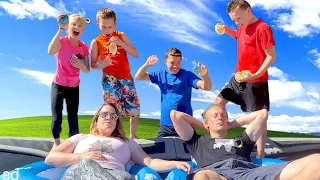 Sneaking up on Parents!! Bunch O Balloons Pranks and challenges