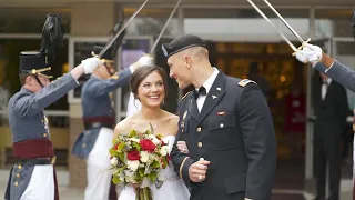 ARMY GROOM CRIES WHEN HE SEES BRIDE // Amanda & Coburn's Wedding Video // Wilmington, North Carolina