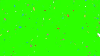 Confetti #3 / Green Screen - Chroma Key