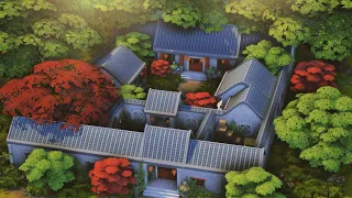 Chinese Courtyardhouse ⛩️🌳 | The Sims 4 | Speed Build with Ambience Music