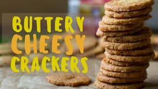 Buttery Cheesy Crackers