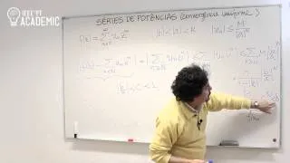 Séries de potências e convergência uniforme