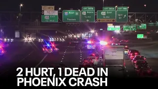 1 killed in EB I-10 crash in Phoenix, authorities say