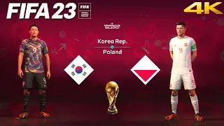 FIFA 23 - South Korea vs. Poland - FIFA World Cup Qatar Final | PS5™ Gameplay [4K 60FPS] Next Gen