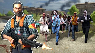 DEFENDING AGAINST HUGE ZOMBIE HORDE! - World War Z Aftermath Gameplay