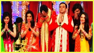 Kratika Sengar,Pooja Bose And Sumeet Raghvan At SAB TV's Diwali Celebration