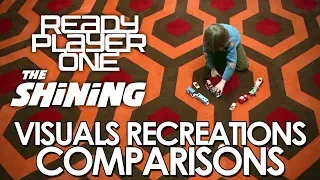 Ready Player One (2018) and The Shining (1980) - visuals recreations comparisons