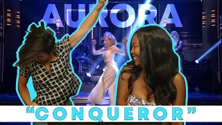 We React to AURORA "Conqueror" Live with Jimmy Fallon