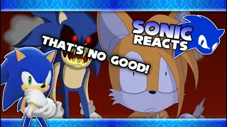 Sonic reacts to Sonic exe part 1 Tails demise