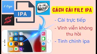 Cách cài file ipa chi tiết nhất | Cài file ipa trực tiếp, vĩnh viễn không thu hồi @hadu75tv