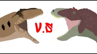 (DC2) Giganotosaurus V.S Tyrannosaurus Rex