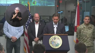 State of Emergency: DeSantis gives Monday update as Florida prepares for Idalia