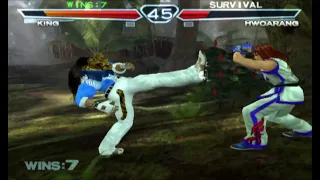 Tekken 4 - PS2 - Survival Mode - King - 12 Wins